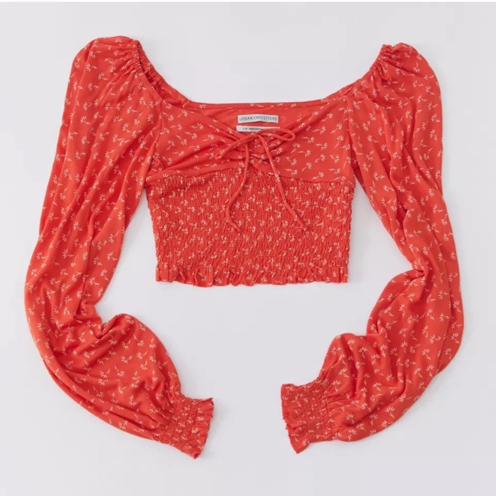 UO Old Soul Smocked Top